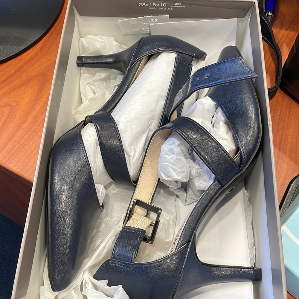 Blue heels